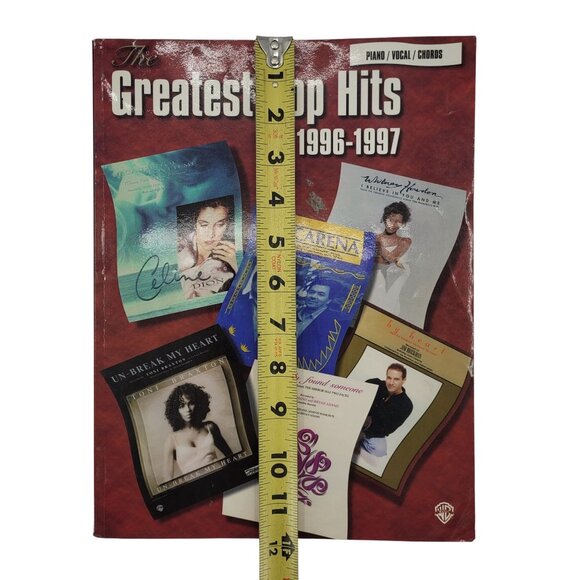The Greatest Pop Hits Of 1996-1997 Sheet Music Book  Piano/Vocal/Chords - Picture 5 of 7
